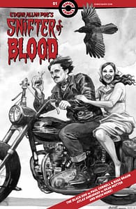Read more about the article AHOY Comics’ Snarky Literary Parodies Return Under A Bloody New Title With EDGAR ALLAN POE’S SNIFTER OF BLOOD #1