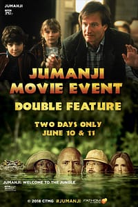 Read more about the article ‘Jumanji Double Feature’ Event Offers Twice the Adventure, Twice the Laughs and Twice the Fun in Cinemas for Two Days Only June 10 and 11
