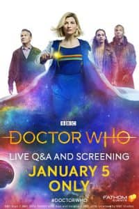Read more about the article First-Ever Live Doctor Who Screening Event Hits Cinemas Nationwide on January 5, Featuring the First Two Episodes of the New Season and Live Q&A with Jodie Whittaker, Tosin Cole and Mandip Gill