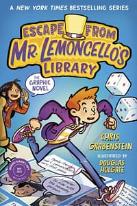 Read more about the article Award-Winning Children’s Author Chris Grabenstein’s Bestselling Novel ESCAPE FROM MR. LEMONCELLO’S LIBRARY Is Now a Graphic Novel