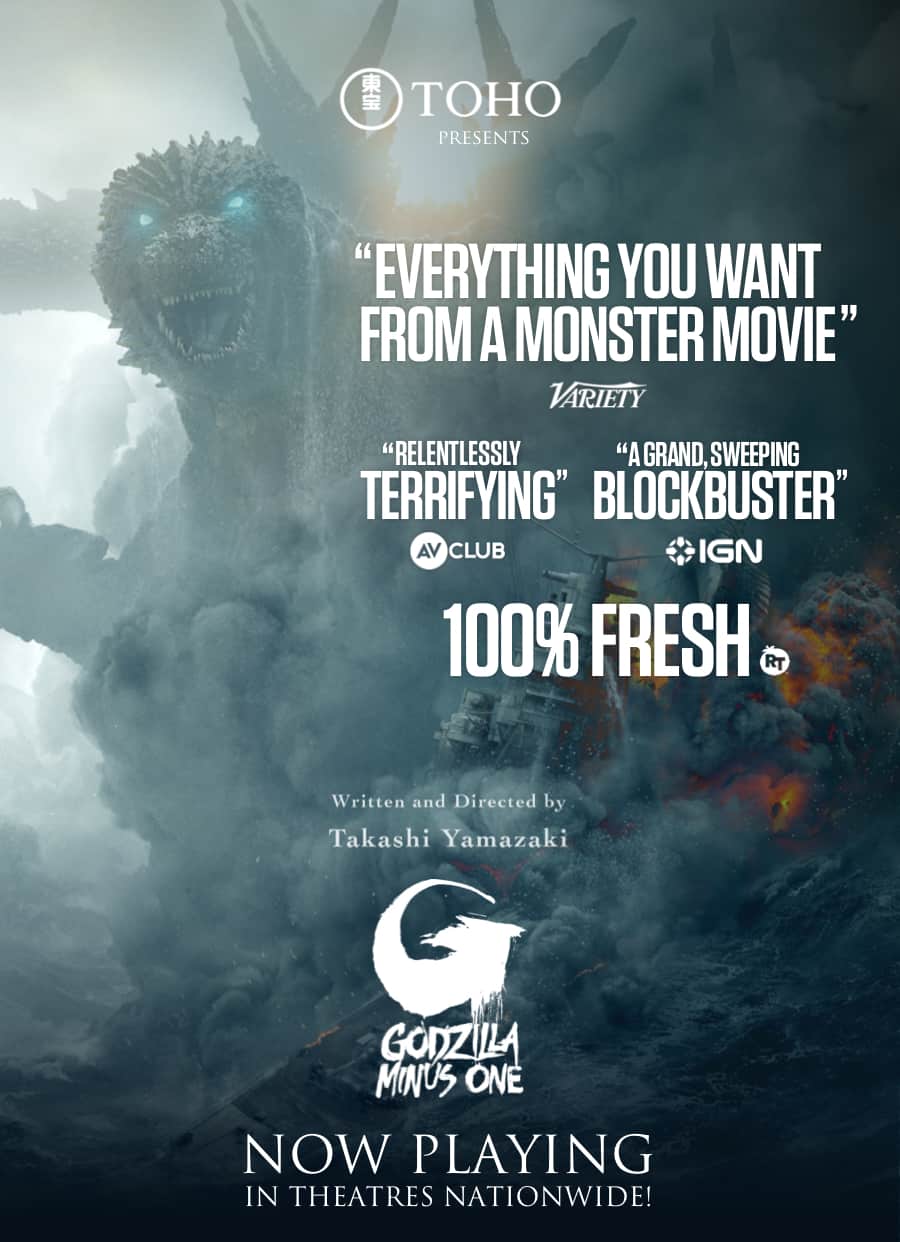 Read more about the article GODZILLA MINUS ONE – NOW PLAYING IN THEATERS