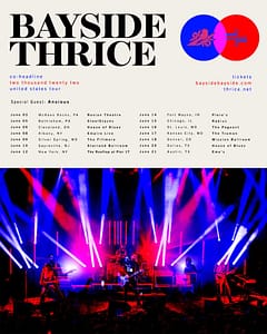 Read more about the article THRICE ANNOUNCE CO-HEADLINE TOUR WITH BAYSIDE WITH SPECIAL GUEST ANXIOUS