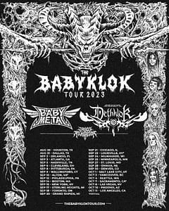Read more about the article 2023’s Most Brutal Heavy Metal Tour Commences as BABYKLOK Storms North America