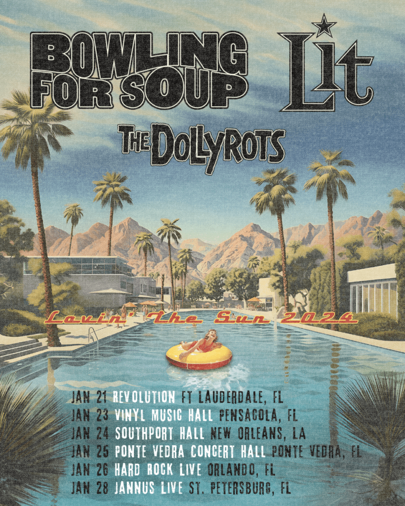 Read more about the article THE DOLLYROTS ANNOUNCE JANUARY TOUR WITH BOWLING FOR SOUP AND LIT