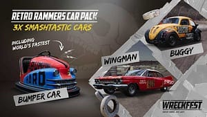 Read more about the article Wreckfest Retro Rammers Car Pack out today with three smashtastic cars