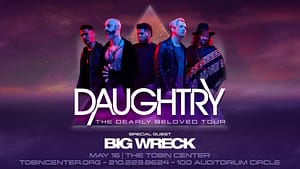 Read more about the article Daughtry, Live in Concert at The Tobin Center for the Performing Arts on May 16, 2022