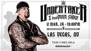 Read more about the article UNDERTAKER 1 deadMAN SHOW Adds Stops in Las Vegas and Los Angeles Ahead of WrestleMania 39