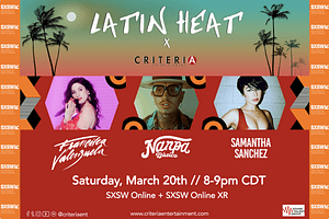 Read more about the article Watch Francisca Valenzuela, Nanpa Básico and Samantha Sánchez performing March 20th at The Mohawk during SxSW Online!