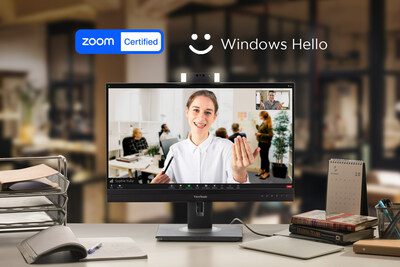 Read more about the article ViewSonic Introduces Next-Gen Monitors: Zoom and Windows Hello Certified Pop-Up Webcam and USB-C Docking