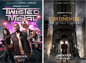 Read more about the article PEACOCK HEADS TO SAN DIEGO COMIC-CON WITH FAN-FIRST EVENTS FOR ANTICIPATED ORIGINAL SERIES TWISTED METAL AND THE CONTINENTAL: FROM THE WORLD OF JOHN WICK