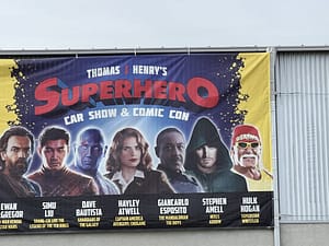 Read more about the article Spotlight Shines on Car Show During TJH Superhero Car Show and Comic Con
