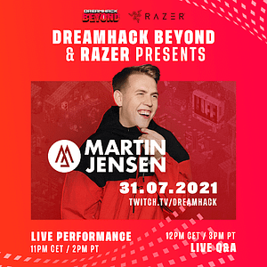 Read more about the article DreamHack Beyond and Razer Present DJ Martin Jensen for Unique In-Game Live Performance Saturday, July 31 at 11pm CEST