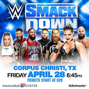 Read more about the article Watch The Superstars of WWE Get Drafted during WWE Smackdown Corpus Christi this Friday!
