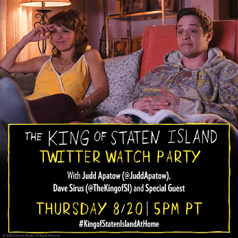 You are currently viewing Join Judd Apatow & Dave Sirus for The King of Staten Island Viewing Party This Thursday August 20