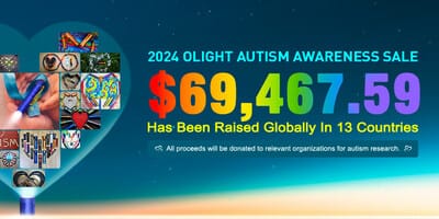 You are currently viewing Olight Marks 17th Anniversary with Autism Awareness Charity Sale, Raises $69,467.59