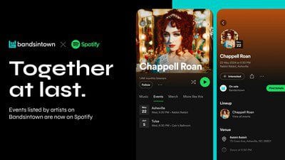 Read more about the article Spotify Partners with Bandsintown to Boost Live Music Discovery