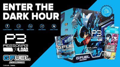 You are currently viewing G FUEL and ATLUS Join Forces to Take On the Dark Hour with a “Persona 3 Reload” Energy Drink