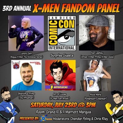 Read more about the article THE 3RD ANNUAL X-MEN FANDOM PANEL RETURNS TO SAN DIEGO COMIC-CON 2022