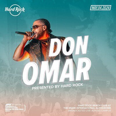 You are currently viewing Hard Rock® Adds Steve Aoki, Don Omar and Kaskade to 2024 FORMULA 1® CRYPTO.COM MIAMI GRAND PRIX Hard Rock Beach Club Lineup