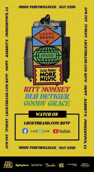 You are currently viewing “Less Noise, More Music” an Exclusive Concert Event Presented by Lucky Brand