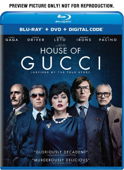 Read more about the article LADY GAGA, ADAM DRIVER, JARED LETO, JEREMY IRONS, JACK HUSTON, SALMA HAYEK AND AL PACINO STAR IN RIDLEY SCOTT’S SUSPENSEFUL THRILL RIDE HOUSE OF GUCCI