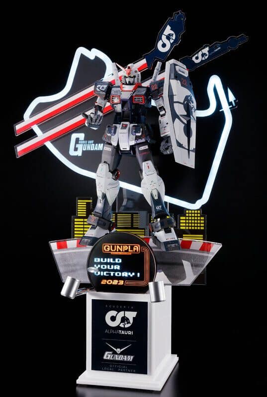 Read more about the article GUNDAM DEPLOYS TO THE LAS VEGAS GRAND PRIX, PARTNERING WITH SCUDERIA ALPHATAURI