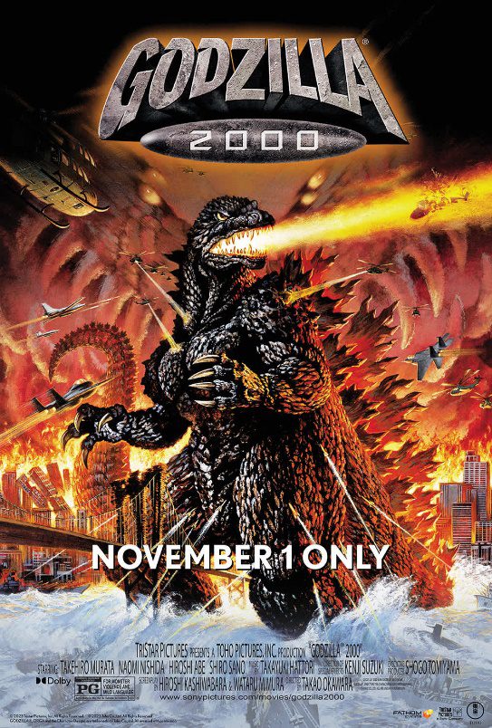 You are currently viewing Fathom Events and Toho International Celebrate the King of All Monsters with “Godzilla 2000”, Returning to Theaters Nationwide on Wednesday, November 1
