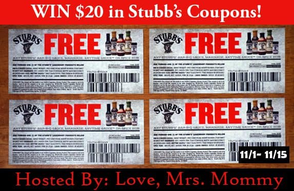Read more about the article Win $20 in Stubb’s Coupons