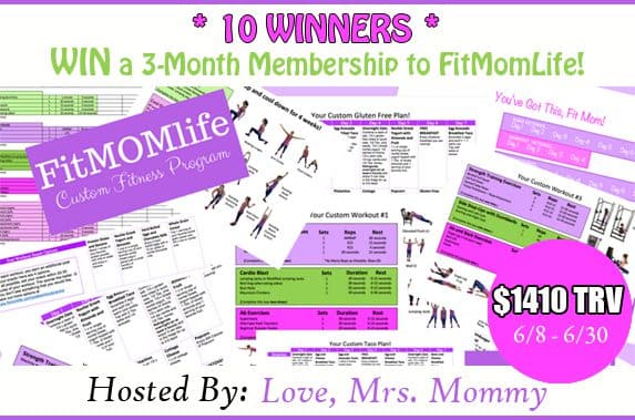 You are currently viewing 10 Winners Win a 3 Month Membership to FitMomLife