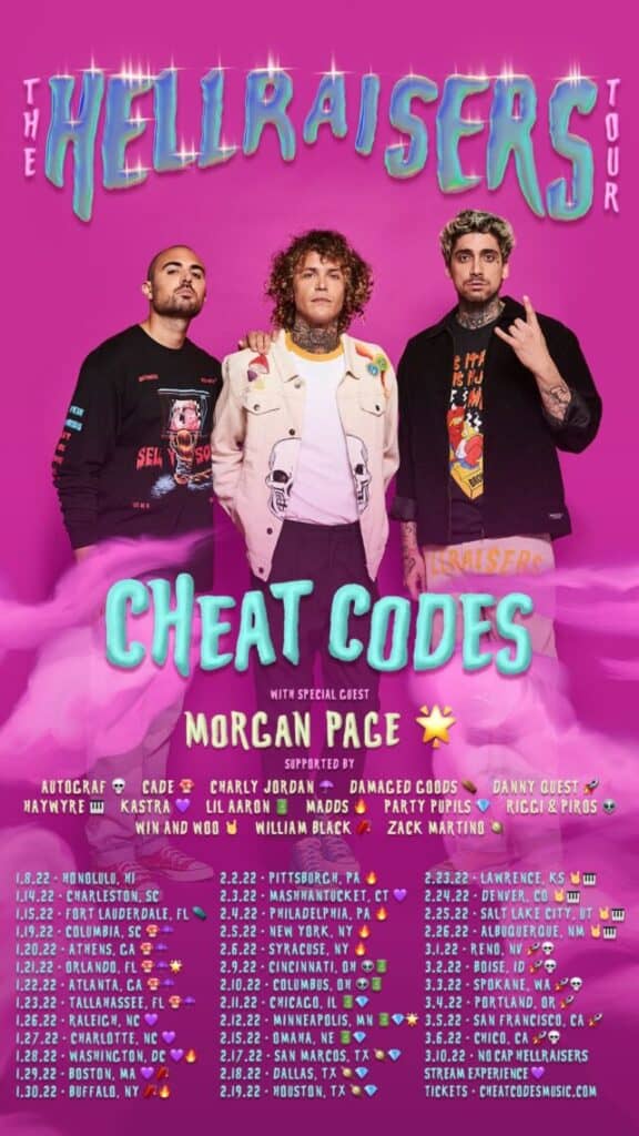 Read more about the article Cheat Codes Announce The Hellraisers Tour X Tickets On Sale Now