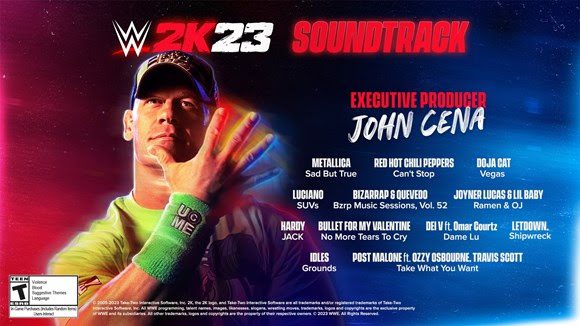You are currently viewing WWE® 2K23 Executive Soundtrack Producer John Cena Curates Even Stronger Soundtrack