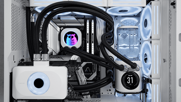 You are currently viewing CORSAIR Adds to the Hydro X Series Custom Cooling Lineup with iCUE LINK-Enabled Components