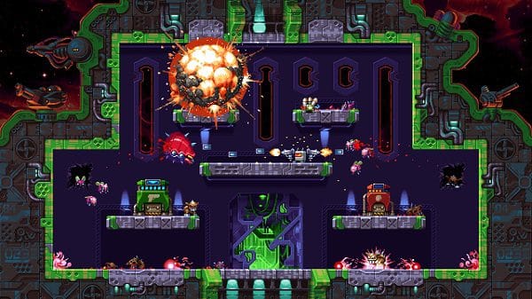 You are currently viewing Frantic Platform Shoot-em-up Super Mutant Alien Assault Announced for Nintendo Switch