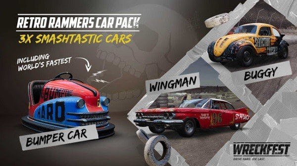 You are currently viewing Wreckfest Retro Rammers Car Pack out today with three smashtastic cars