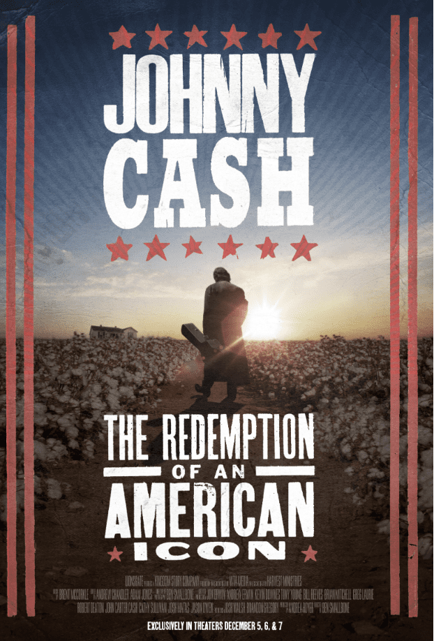 You are currently viewing “JOHNNY CASH:  THE REDEMPTION OF AN AMERICAN ICON”  Exclusively In Theaters December 5,6 & 7 Only