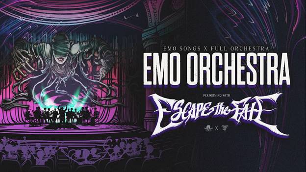 You are currently viewing Emo Orchestra Strikes a Chord with Escape the Fate at the Tobin Center