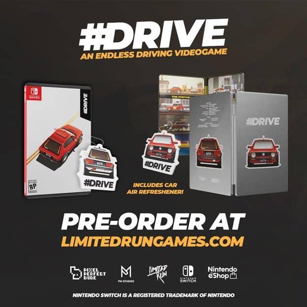 Read more about the article #DRIVE Definitive Edition Switch Physical Edition Announced in Partnership with Limited Run Games