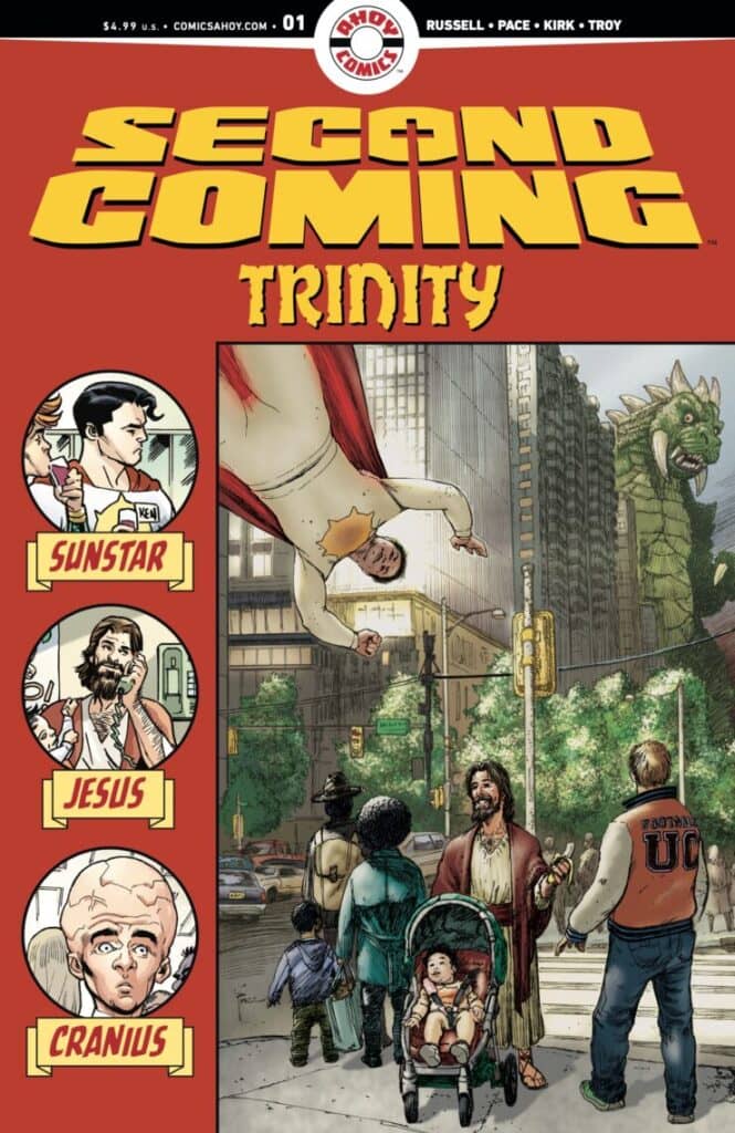 You are currently viewing AHOY Comics’ Controversial and Acclaimed Comic about Jesus Christ and His Superhero Roommate is Resurrected with SECOND COMING: TRINITY