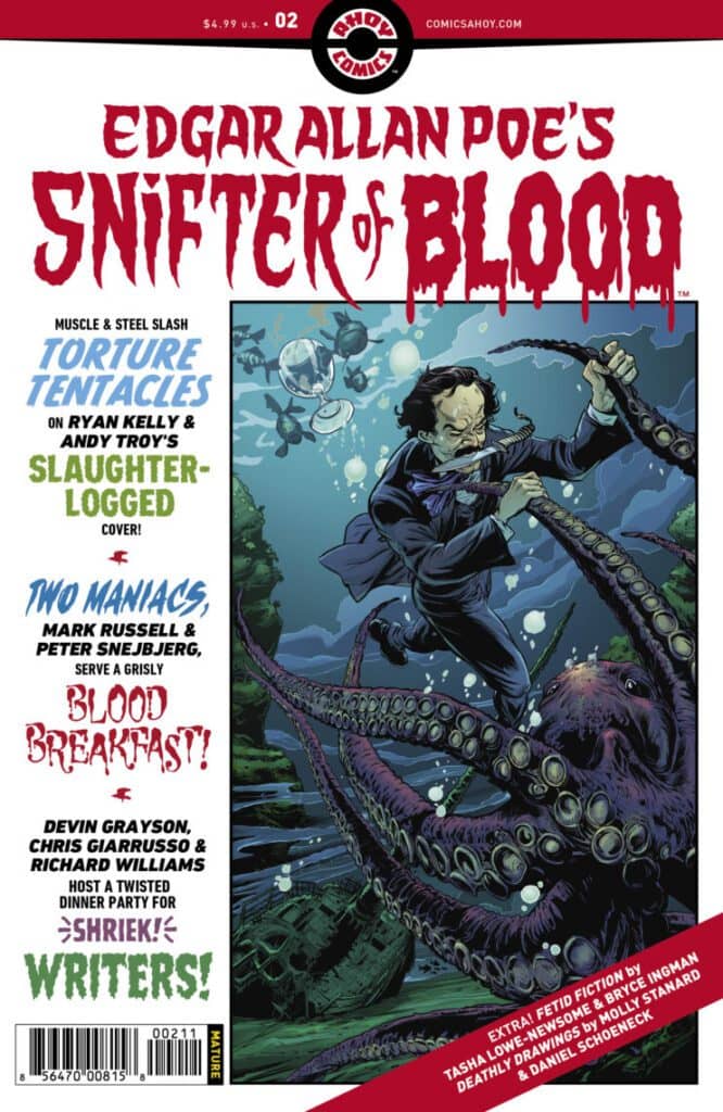 You are currently viewing EDGAR ALLAN POE’S SNIFTER OF BLOOD #2 Comic Book Review