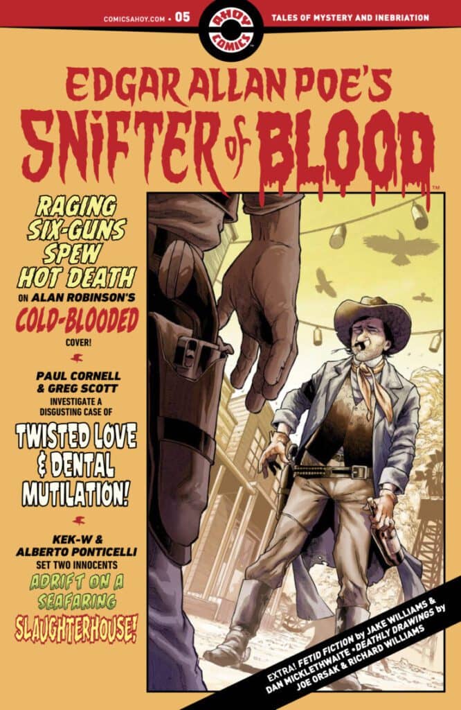 Read more about the article EDGAR ALLAN POE’S SNIFTER OF BLOOD #5 Review