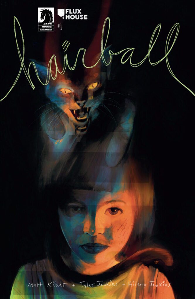 You are currently viewing Timed to National Cat Lover’s Month, Flux House and Dark Horse Comics Announce HAIRBALL by Bestselling Writer Matt Kindt, Artist Tyler Jenkins, and Colorist Hilary Jenkins