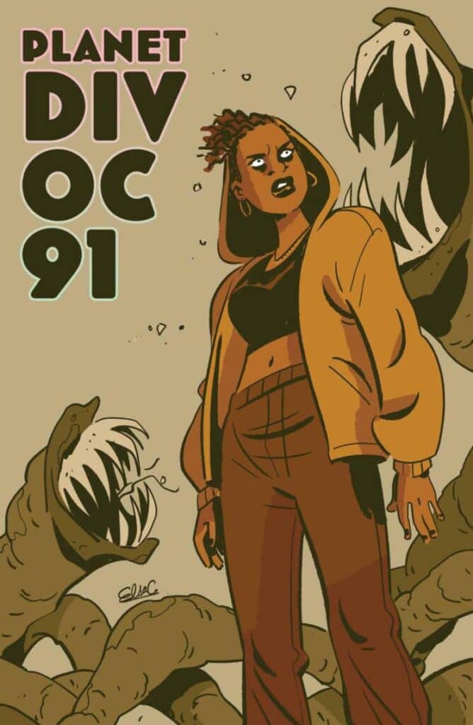 You are currently viewing Acclaimed Comics Creators — including WALKING DEAD artist Charlie Adlard, FRIENDO writer Alex Paknadel, and UK Comics Laureate Hannah Berry — Present PLANET DIVOC-91