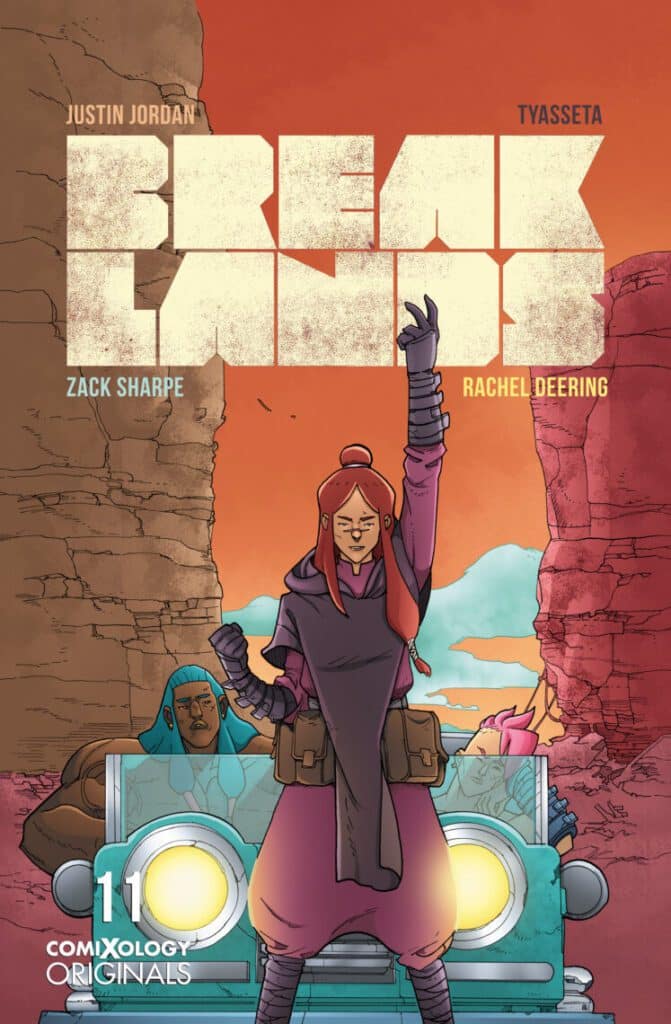 Read more about the article Breaklands is Back! The Epic, Post-Apocalyptic Comic Series, –Written by Justin Jordan with art by Tyasseta– Continues digitally from Comixology Originals April 11, 2023