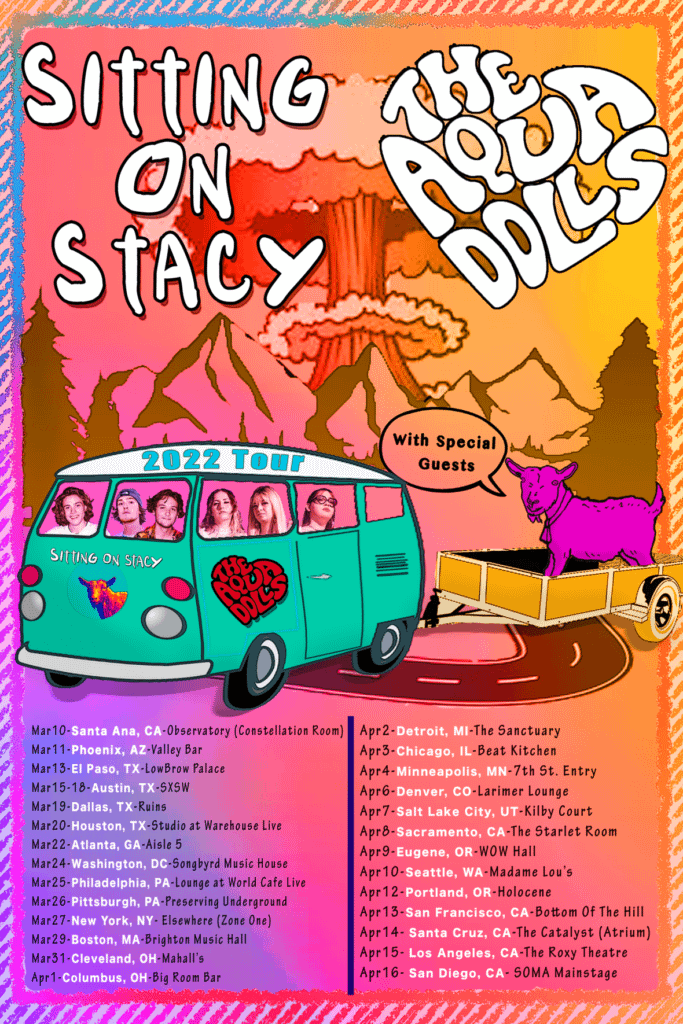 Read more about the article The Aquadolls (Enci Records) Announce Co-Headline Tour with Sitting On Stacy (Republic Records)