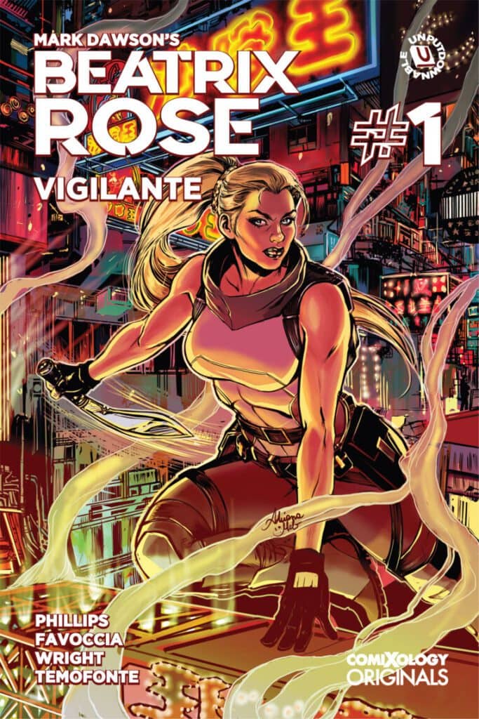 Read more about the article Rising Star Writer Stephanie Phillips and Acclaimed Artist Valeria Favoccia Bring Mark Dawson’s Fan Favorite Beatrix Rose Character to Comics