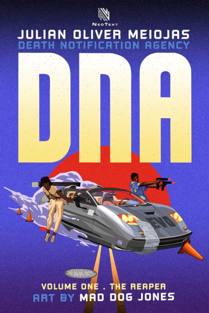 Read more about the article Writer Julian Meiojas and Artist Mad Dog Jones to Publish DNA, A Neon-Noir Futuristic Novella from NeoText