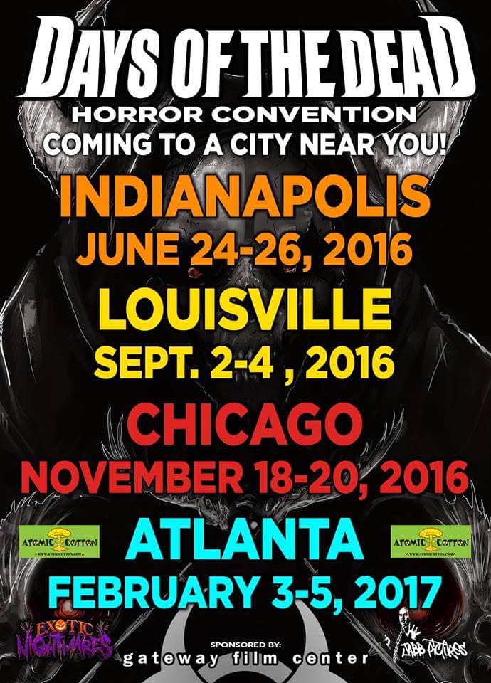 Read more about the article 2 Winners Win Pair of Weekend Passes to Days of the Dead Horror Con Blog Hop