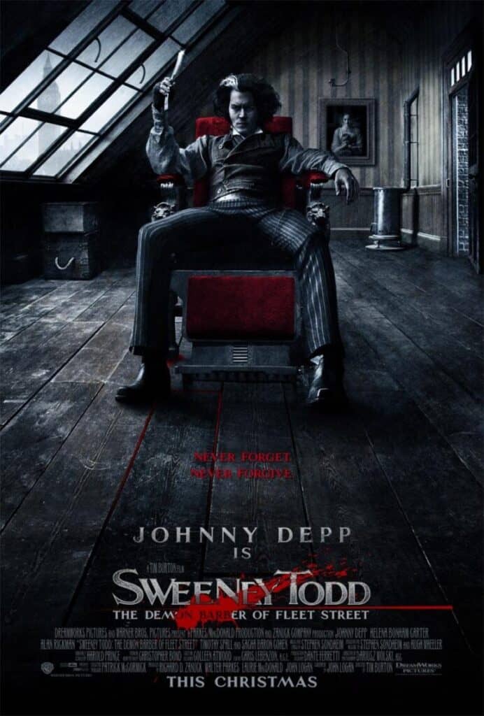 You are currently viewing At the Movies with Alan Gekko: Sweeney Todd: The Demon Barber of Fleet Street “07”