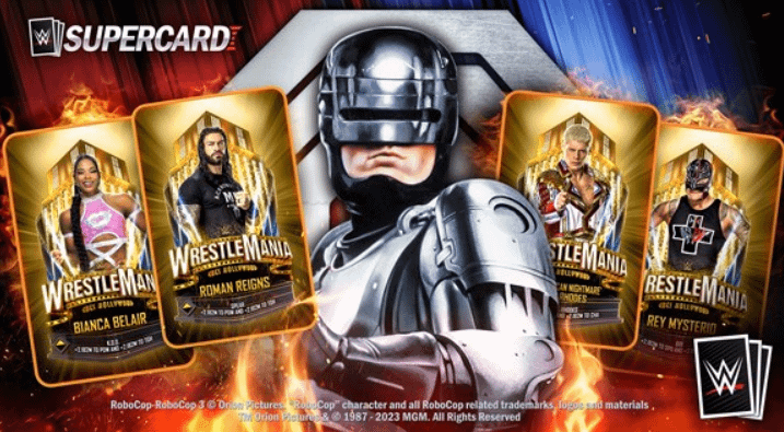 Read more about the article MGM’s Sci-Fi Icon RoboCop™ Brings His Prime Directives to the Ring in WWE® SuperCard®