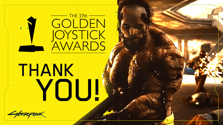 You are currently viewing Cyberpunk 2077 claims this year’s Golden Joystick for Most Wanted Game